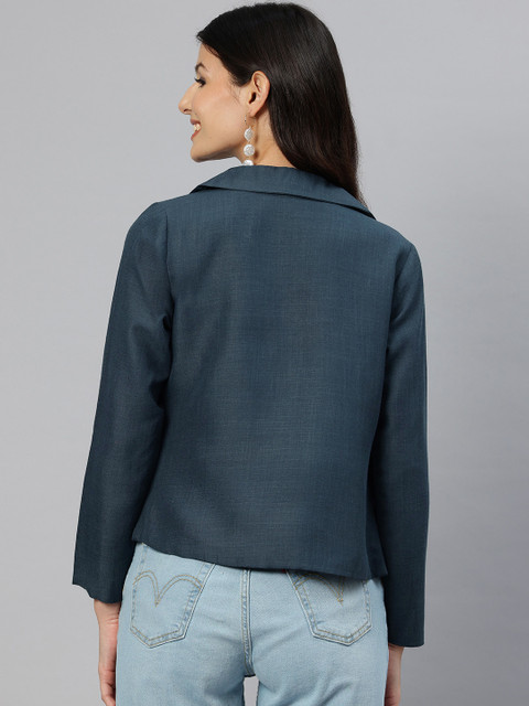 Cottinfab Open Front Casual Blazer - Image 4