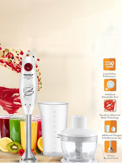 MAHARAJA WHITELINE TurboMix King Plus White 175 W Hand Blender - Image 2