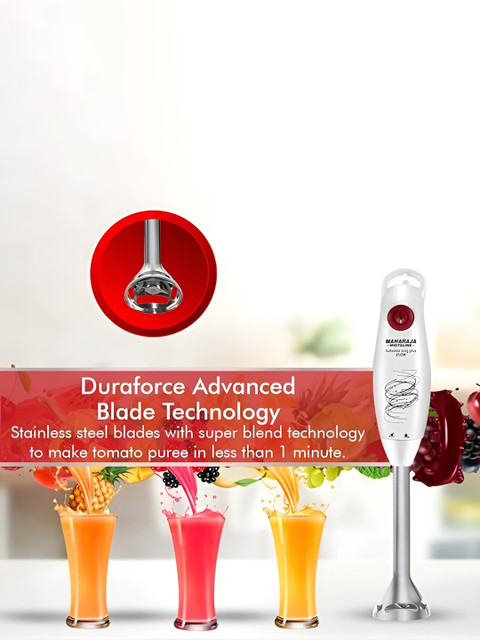 MAHARAJA WHITELINE TurboMix King Plus White 175 W Hand Blender - Image 4