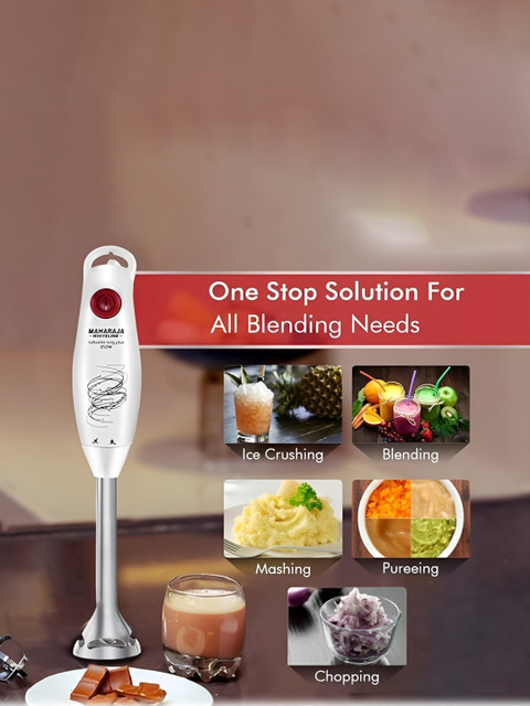MAHARAJA WHITELINE TurboMix King Plus White 175 W Hand Blender - Image 3