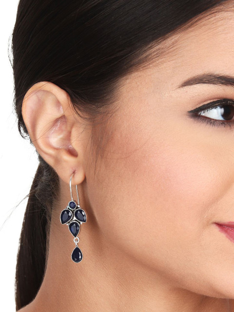 Anvik Silver Plated Contemporary Drop Earrings - Image 7