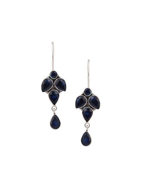 Anvik Silver Plated Contemporary Drop Earrings - Image 3