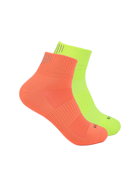 One8 Men Pack of 2 Breathable Cotton Above-Ankle Length Socks