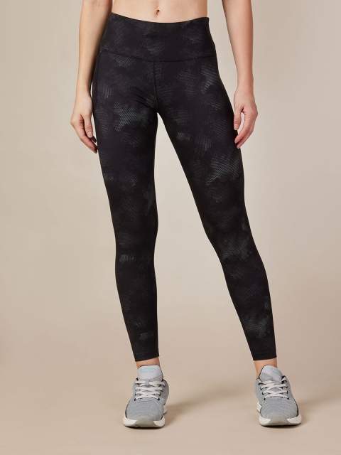 CULT Black Printed Performance COMFlex Tights - Image 2