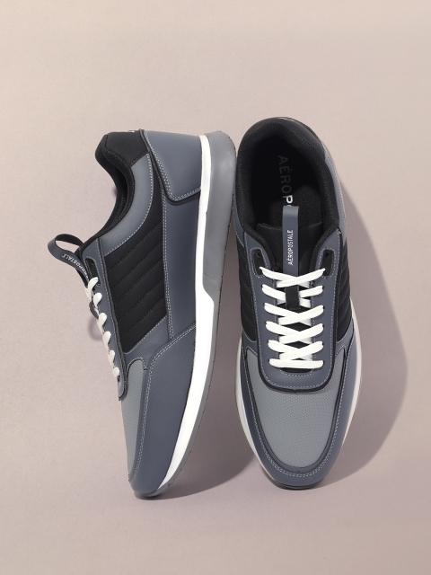 Aeropostale Men Colourblocked Round-Toe Everyday Sneakers with Perforations