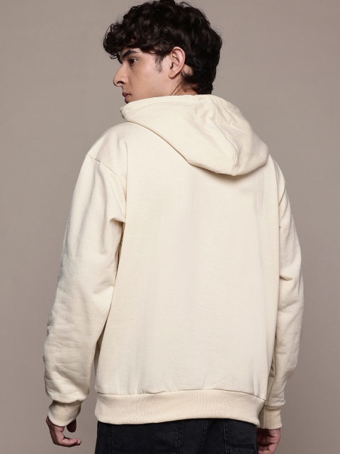 The Roadster Lifestyle Co. Printed Relaxed Fit Hooded Sweatshirt - Image 5