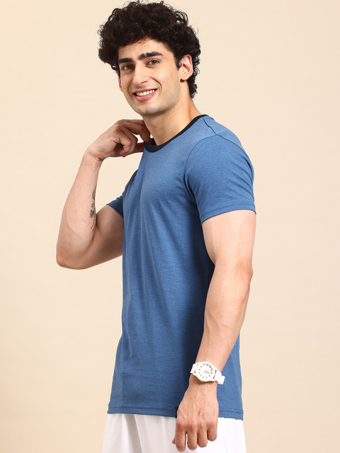 United Colors of Benetton Contrast Neck T-shirt - Image 3