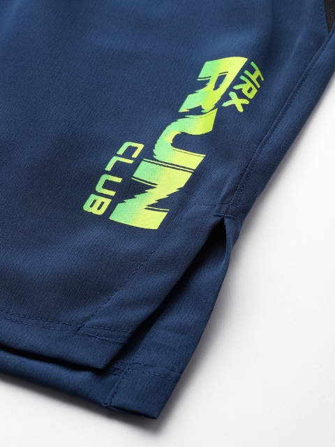 HRX by Hrithik Roshan Men Typography Printed Rapid-Dry Running Sports Shorts - Image 7
