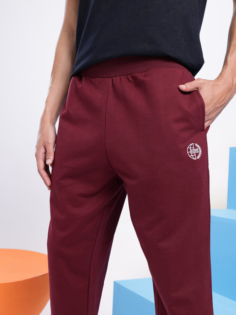 Aeropostale Men Contrast Piping Detailed Colourblocked Joggers - Image 6
