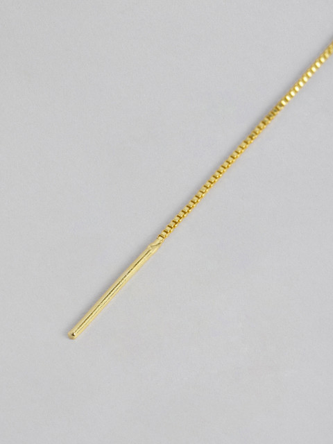 Niska Gold-Plated Contemporary Drop Earrings - Image 3