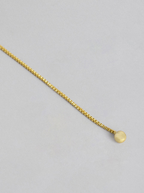 Niska Gold-Plated Contemporary Drop Earrings - Image 4