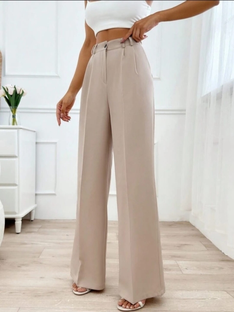 BROADSTAR Women Pleated Korean Pants