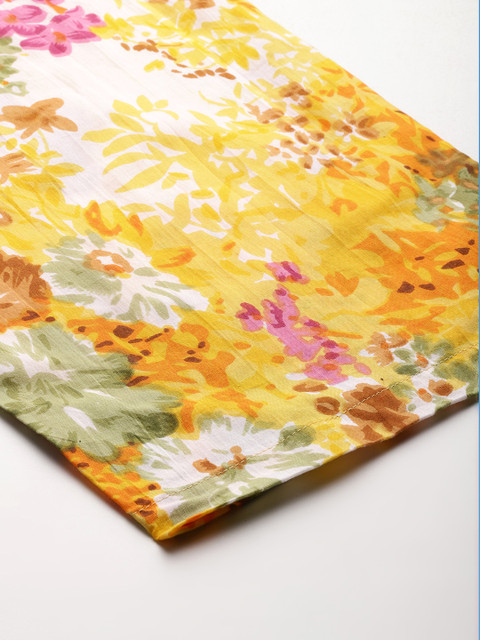 Readiprint Plus Size Printed Pure Cotton Tunic With Trousers - Image 7