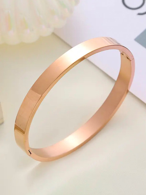 V FASHION JEWELLERY Stainless Steel Kada Bracelet