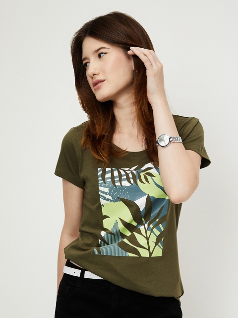 Max Women Graphic Printed T-Shirt - Pack of 2 - Image 2