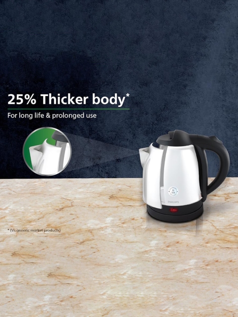 Philips HD9373/00 Black 1500 watts Stainless Steel Electric Kettle-1.5 L - Image 7