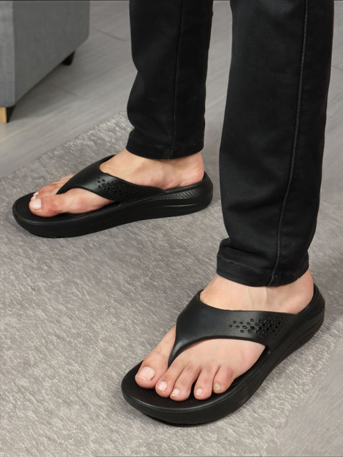 Carlton London Men Rubber Thong Flip-Flops - Image 7
