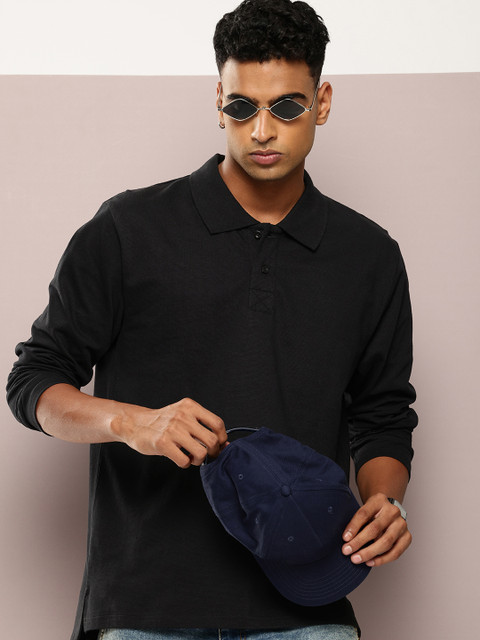 DILLINGER Men Polo Collar Oversized T-shirt