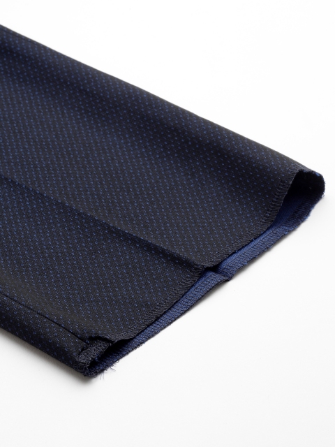 Van Heusen Men Textured Slim Fit Formal Trousers - Image 7