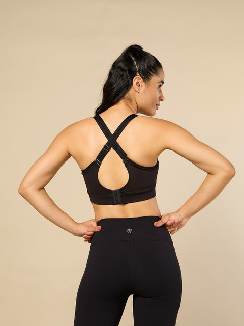 CULT Full Coverage Removable Padding High Support Workout Bra- Moisture Wicking