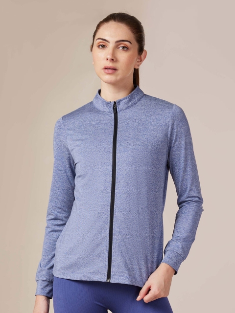 CULT Women's Mock Collar Long Sleeves Training Essential Jacket