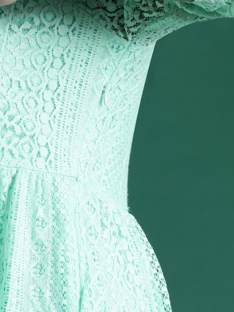 DressBerry Curve Plus Size Lace Fit &Flare Dress - Image 7