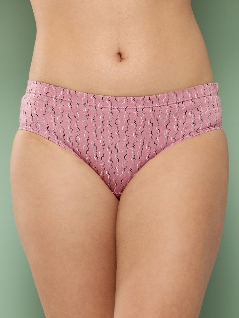 Leading Lady Women Pack of 3 Printed Mid Rise Hipster Briefs - HP-OLDPR-01-3 - Image 2