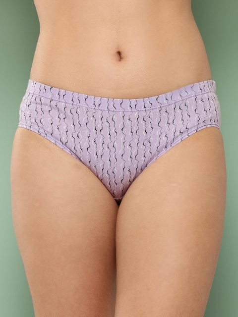 Leading Lady Women Pack of 3 Printed Mid Rise Hipster Briefs - HP-OLDPR-01-3 - Image 3