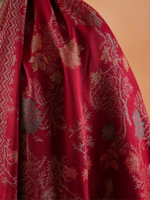 Pashmoda Men Woven Design Stole - Image 5