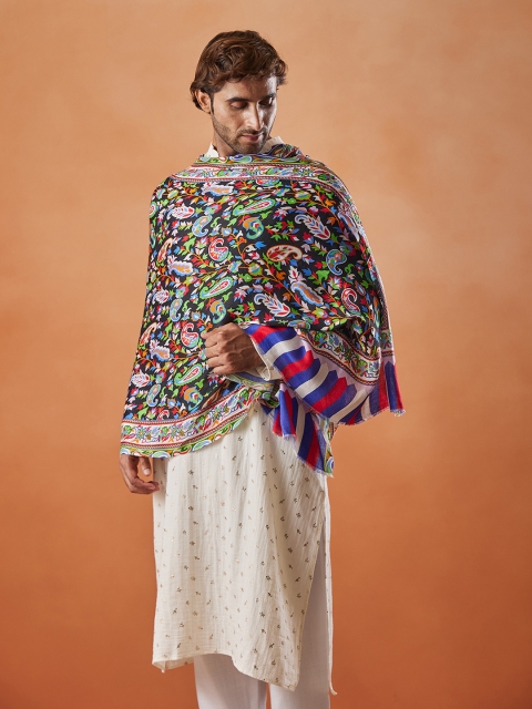 Pashmoda Men Printed Stole - Image 4