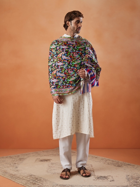 Pashmoda Men Printed Stole - Image 2