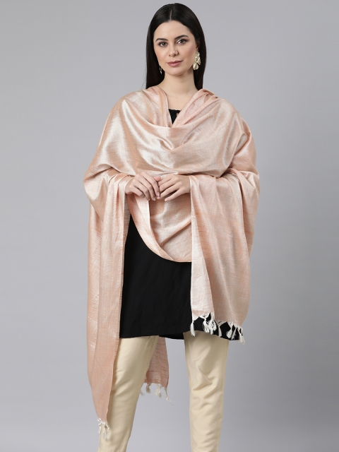 swatika Solid Silk Blend Dupatta