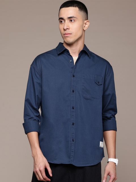 The Roadster Lifestyle Co. Pure Cotton Longline Casual Shirt - Image 4