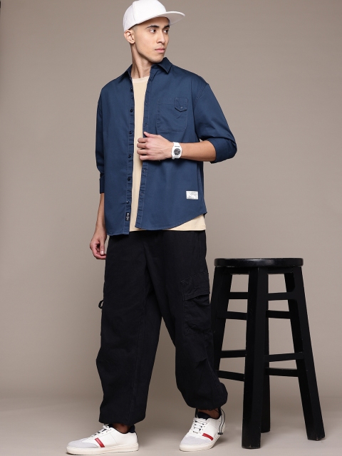 The Roadster Lifestyle Co. Pure Cotton Longline Casual Shirt - Image 6