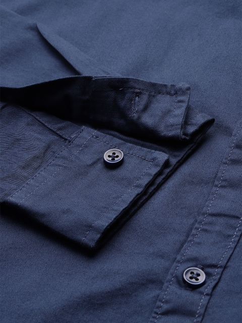 The Roadster Lifestyle Co. Pure Cotton Longline Casual Shirt - Image 3
