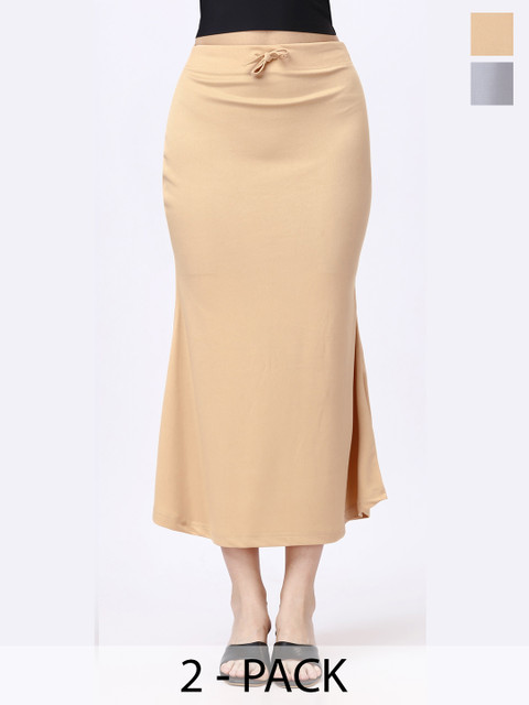 SATPURUSH Pack Of 2 Mermaid-Fit Saree Shapewear