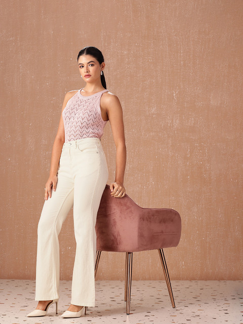 all about you Women Bootcut High-Rise Stretchable Jeans