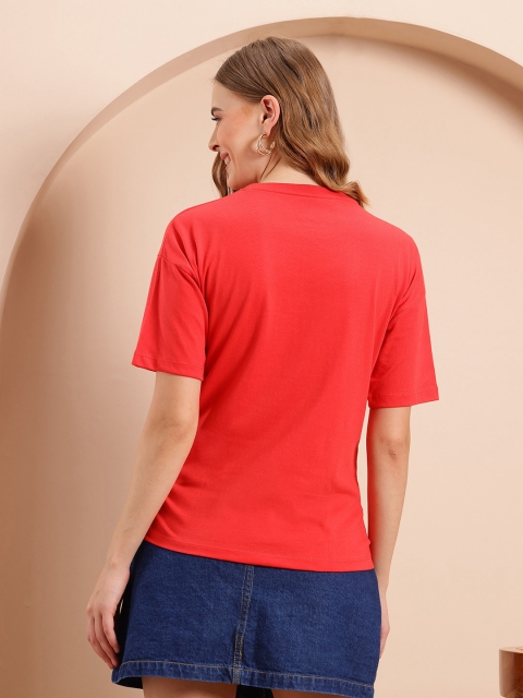 Mast & Harbour Valentine Collection Printed Relaxed T-shirt - Image 5