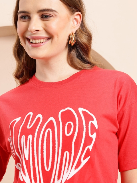 Mast & Harbour Valentine Collection Printed Relaxed T-shirt - Image 2