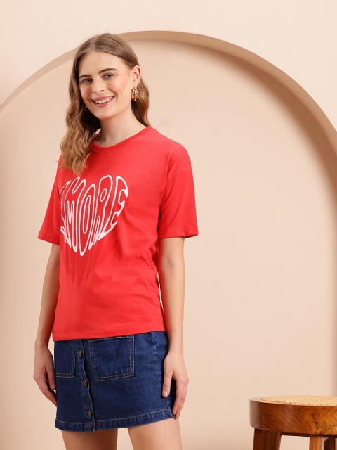 Mast & Harbour Valentine Collection Printed Relaxed T-shirt - Image 4
