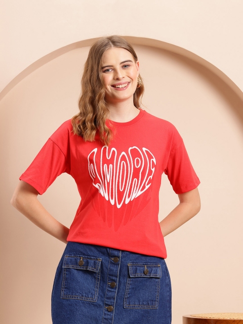 Mast & Harbour Valentine Collection Printed Relaxed T-shirt - Image 3