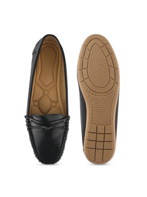 Shoetopia Women Solid Slip-On Loafers - Image 6