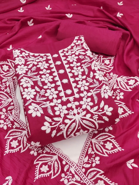 KALINI Embroidered Unstitched Dress Material