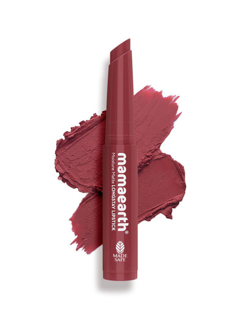 Mamaearth Moisture Matte 12 Hour Long Stay Mini Lipstick - 0.7 g - 02 Plum Punch
