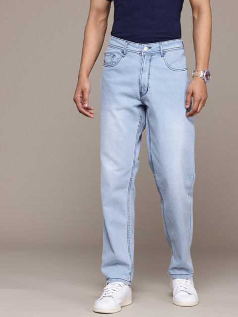 The Roadster Lifestyle Co. Men Light Fade Stretchable Jeans