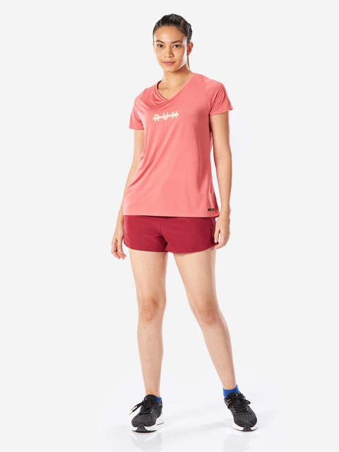 Kalenji By Decathlon Women Typography Printed Breathable Running T-shirt - Image 5