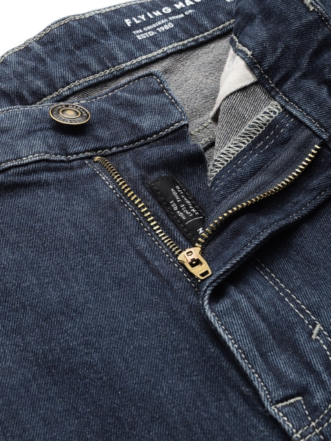 Flying Machine Men Cobain Loose Fit High-Rise Light Fade Stretchable Jeans - Image 5
