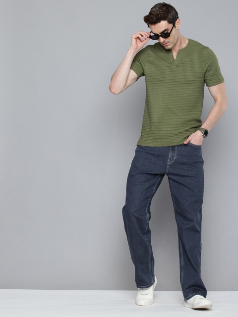 Flying Machine Men Cobain Loose Fit High-Rise Light Fade Stretchable Jeans - Image 4