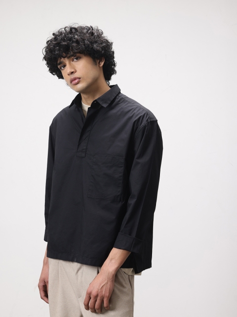 ether Pure Cotton Longline Casual Shirt - Image 3