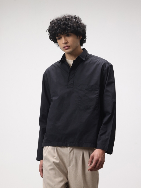 ether Pure Cotton Longline Casual Shirt - Image 2